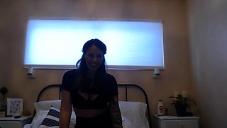 Big boobs milf masturbates with her dildo