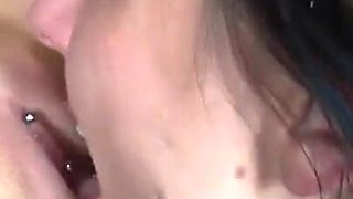 Old and young lesbians pussy licking fingering