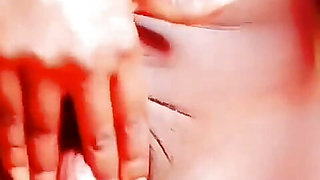 Clitoris Big Clit Rubbing, Slut Masturbating Her Clit
