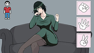 Cachipun With Waifu - Playing Rock, Paper, Scissors With Fubuki From One-Punch Man Until He Fucks Her