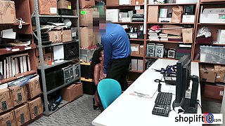 Two big butt ebony 18-year-old sisters had intercourse by a LP officer