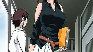Hentai teacher mouthful full of cum