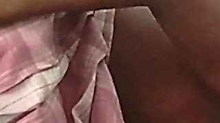 After School Skinny Ebony Teen Fucking on My Bed