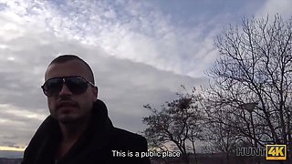 Hunt4k. amazing jenifer red pleases stranger and earn