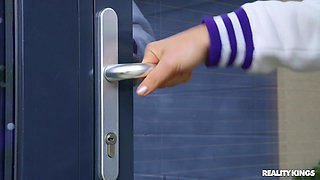 Zuzu Sweet Flirts with a Nerdy College Romance