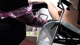 fistingqueen gyno chair double anal femdom fisting extreme