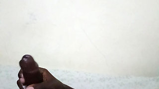 JERKING OFF MY BLACK AFRICAN DICK