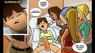 Total Drama Hentai Orgy - 5 Hot Girls Gangbang 1 Lucky Guy