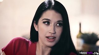 Sexy Brunette Babe Sucks Big Black Cock