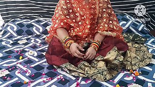 NEWLY MARRIED COUPLE CELEBRATE FIRST NIGHT IN HINDI