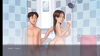 Jenny Shower Scene Step Sis Part 2 - Summertime Saga