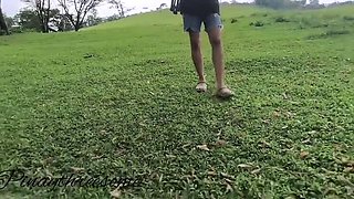 Naanya's Outdoor Blowjob Fun - Public Park BJ with Beautiful Filipina Teen