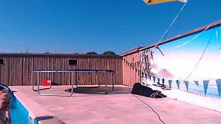 Blonde emo amateur solo masturbation