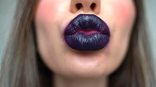 Three Shades of Purple Lipstick