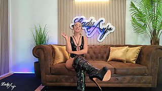 Humiliating jerk-off instructions: Cum on command and ruin