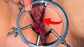 Cervix play and peehole fuck CLOSE UP!