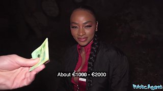 Malia Lenoir's Outdoor Interracial Encounter with Denis Marti