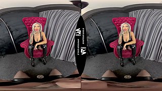 Human Ashtray Humiliation And Stockings Worship With Servant POV - VRVids