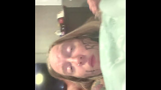 This Whore Takes two Dildos in her Ass and Mouth.  She can't Stop squirting & Cumming Like the Good Little Slut I Made her i