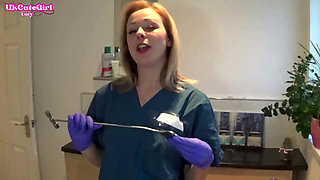 Latex Glove JOI in the Dental Chair Naughty Nurse POV