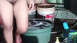 Naked Dancing While Masturbating