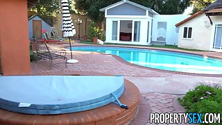 Propertysex hot social media influencer having xxx with her landlord