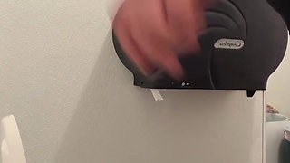 Sneaky Wife Fucked 3 Times! Sweaty, Dirty Public Toilet