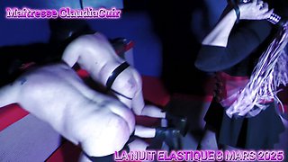 Mistress ClaudiaLeather - Whipping at Night Elastic