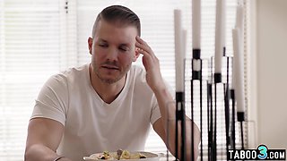Asian cougar takes care of her son in law