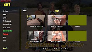 Grandmas House #03 - Big Ass Blonde Creampie Anal Sex - 3D Animated Porn Game