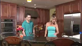 Family Secrets Stepmom and Seductive Boy: Big Tits, Blowjob  Amateur Porn