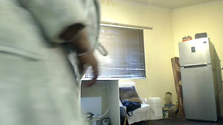 Lactating BBW Stripteasing and Rubbing Her Clit