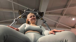 Masturbate in the Gym so Hard