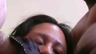 A Stunning Tahitian Woman Is Being Fucked by a Big BBC Cock.