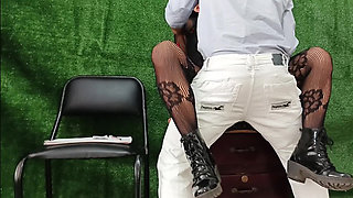 Seducing a sexy secretary who loves sex ends up in anal! Part 2