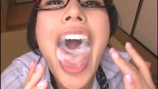 Sanae Tanimura - Gokkun Cum 21 Loads: Blowjob, Cumshot  Japanese Porn