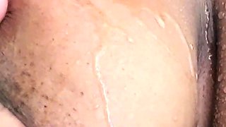 In the Shower Squeezing Milking My Big Boobs