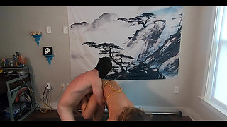 Lora and Leo First Mixed Sex Fight