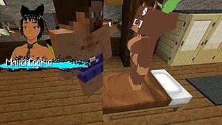 The Jenny mod Fapcraft Minecraft - Its Bia and Allie the genie and I am fucking them both