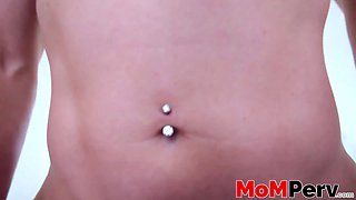Cute cougar with Big Tits plowed and jizz sprayed in point of view