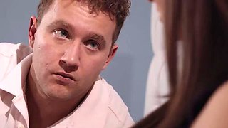 Stepmom Lexi Luna fucks stepson in taboo family roleplay - blowjob, cowgirl & doggy