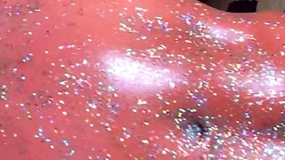 Cute curly brunette solo webcam masturbation