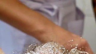 POV Medfet Shaving with Extra Long Nurses Nails