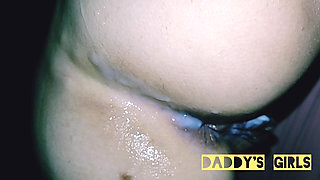 Big Dick Pounds Tight Babysitter Pussy with Big Cumshot