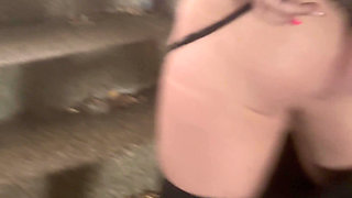 Pissing in the Underpass to the Bus Stop