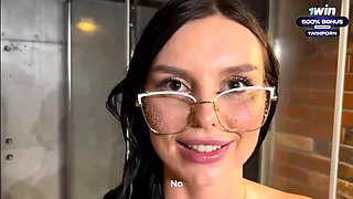 Crazy milf creampied in the shower by her stepson - humid and horny!