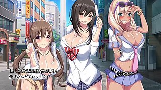 Foursome with slutty bitches at onsen