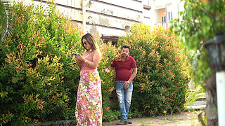 Tina Nandy with Boyfriend