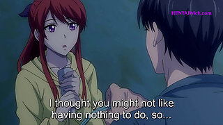 ''Sweaty Bodies, Wet Holes'' After the BBQ Party, Her Wet Pussy Got Fucked in the Pool - Hentai Sex(Eng Sub)
