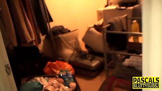 Scottish maid pisses